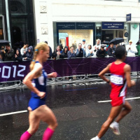 Robin Cooper at the London (Ladies) Marathon