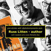 Pre-drinks with author Russ Litten