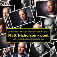 Pre-drinks with poet Matt Nicholson