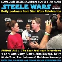Ep 131.3 : SWCO Day 2 – The Last Jedi CAST INTERVIEWS with Daisy Ridley, John Boyega, Kelly Marie Tran, Rian Johnson amp Kathleen Kennedy