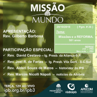 Missão Mundo #181030 Reforma Portestante