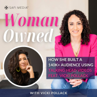 How She Built a 140K+ Audience Using Talking Head Videos feat. VICKI POLLACK