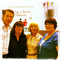 Bernie and Sharon from Huntstown Community Centre