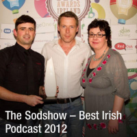 The @sodshow waves an ode to @niallok 