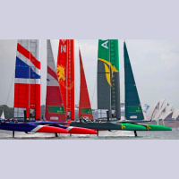 50 knots across Sydney Harbour: The launch of SailGP
