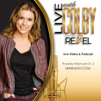 Celebrity Psychic Medium AJ Barrera in studio with Colby