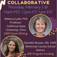 February NCPEID Collaborative: APE Fundraising  Grant Funding