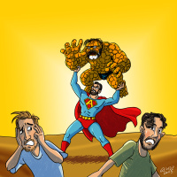 FOKCAST 585: Alex Agnew: Superman vs Fantastic Four: First Steps met extra gasten Jens en Jonas.