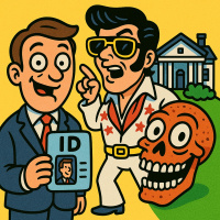 ID Cards, Elvis Fraud and Ancient Skulls