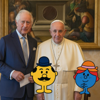 Mr Men Detectives, The King Meets the Pope, and Illegal Coffee Disposal