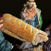 Jesus Christ and the silly sausage