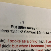 Put it Away Teaching