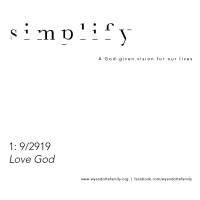 Simplify Part 1: Love God
