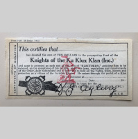 76. The Rise of the Ku Klux Klan in Connecticut in the 1920s