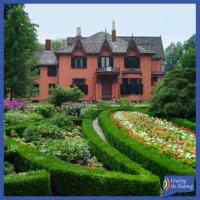 171. Connecticut’s Very Pink House-Roseland Cottage