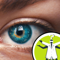 How is eye colour passed down?