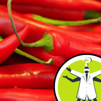 Why do chillies stay on your hands?