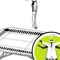 Should elderly people use trampolines?