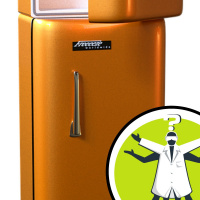 Why are fridges difficult to quickly reopen?