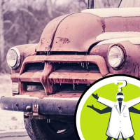 Why does my watery windscreen turn to ice?