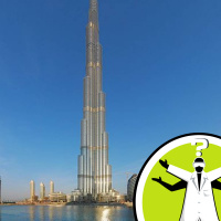 Dropping a penny on your head from the tallest building in the world