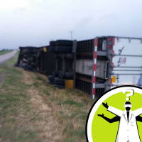 What wind speed does it take to tip a lorry?