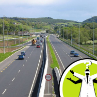 Do motorways create a microclimate?