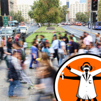 Humans navigate inefficiently in cities