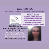 #6 Intuition  Psychic Development/Aristotles Messages by Katy,Channeler