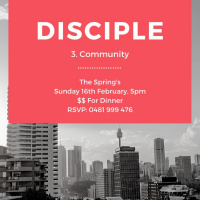 3. Disciple: Community