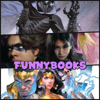 Funnybooks Chats Shadows of the Bat, JL Incarnate, Dark Knights of Steel, and the God of Hammers!