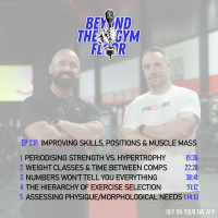 Ep 239 - Improving skills, positions amp muscle mass