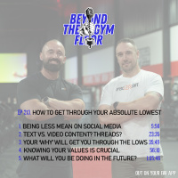 Ep 213 - How to get through your absolute lowest