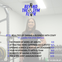 Ep 233 - Realities of owning a business with staff, ft. Laura Fox (Fox Physio)