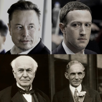 Zuckerberg and Musk are Just like Edison and Ford: A**holes