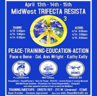 Ann Wright  Kathy Kelly on Trifecta Resista plus Corporate FM