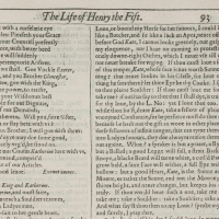 Shakespeare Exhibition - Case 5, Henry V