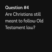 Question #4 - Are Christians still meant to follow Old Testament law_ with Barney Hall _ 8.6.25