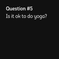 Question #5 - Is it ok to do yoga? with Barney Hall | 21.7.25