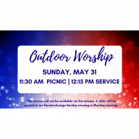 May 31st Outdoor Service - Audio