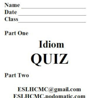 Idiom Quiz