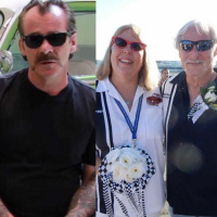 TAC 67 - Rick Dore (customizer) - Bob  Peggy Beck (race announcer  his new bride)