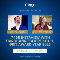 Episode #458 Interview with Carol Anne Cooper GTeX Grit Award Year 2023