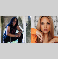 Drummer / vocalist Paul Kastick and vocalist Joanna Pearl