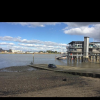 Bits of boat clanking in the wind (in September 2015)
