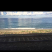 To Sicily: The Amalfi coast outside my window