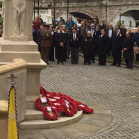 Service of Remembrance at Richmond War Memorial
