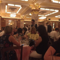 At Brasserie Zedet with @ClaireRandall and @VIPodcasting