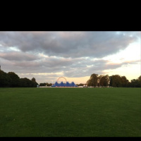 Walking to Richmond Old Dear Park in September 2015