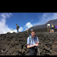 To Sisily: Mount Etna - a very active volcano